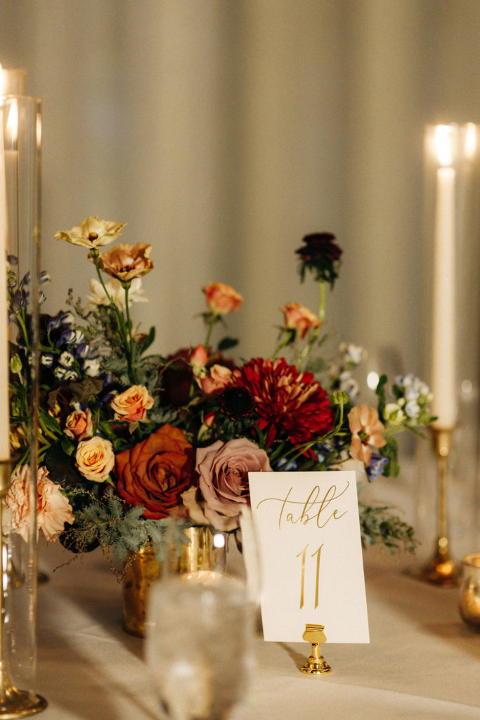 bold and earthy floral arrangement