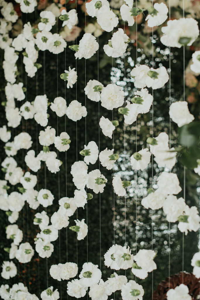Carnation Flower Curtain