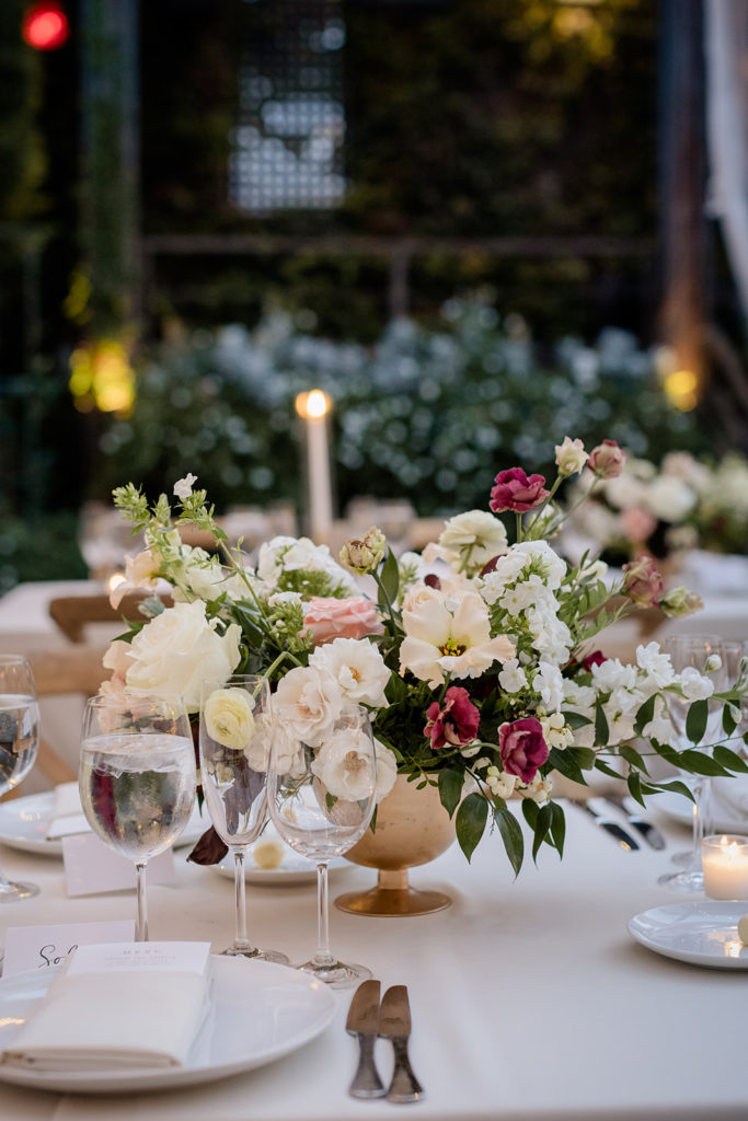 Sleek Floral Wedding Centerpieces