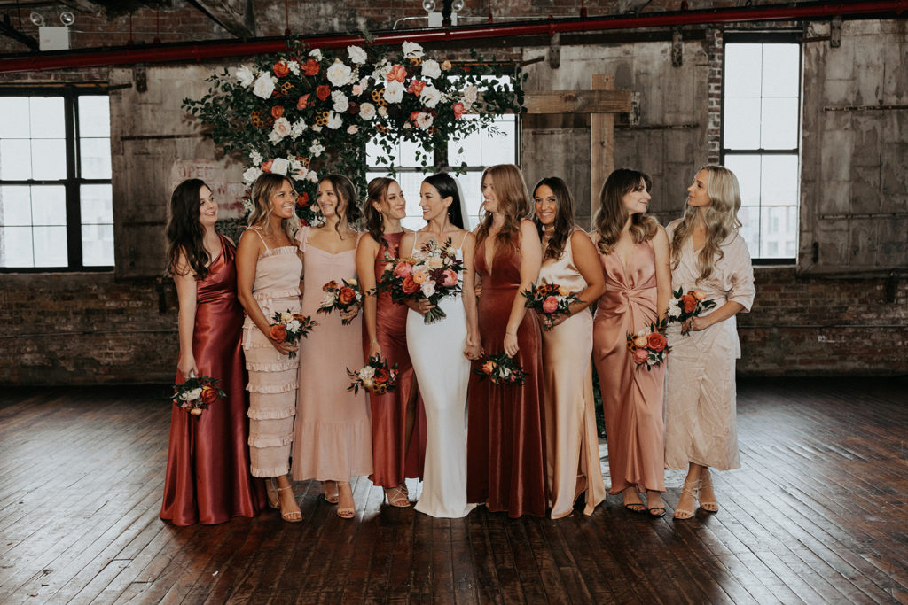 Bridal Party Fall City Wedding Floral Bouquets