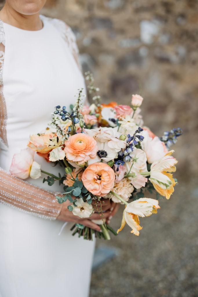 Gorgeous Bridal Bouquet with Tulips