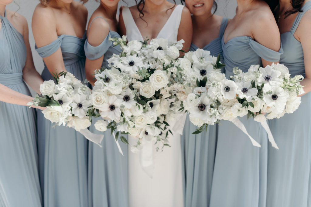 Light and airy bouquets