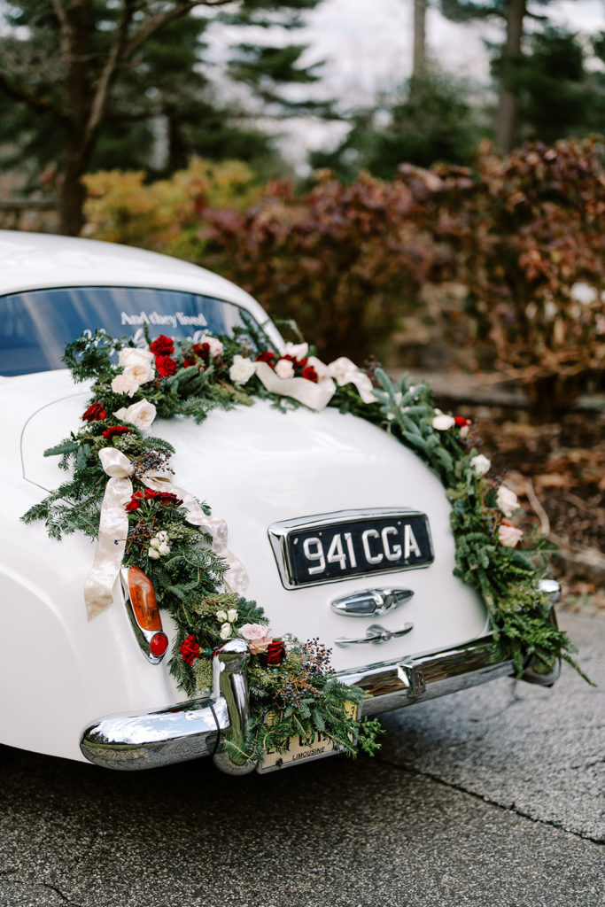just married car garland