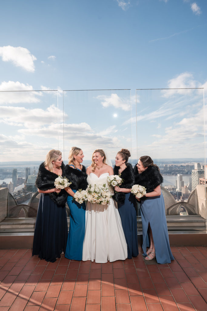 Rainbow Room Wedding. Bridesmaids Inspiration. Wedding blog.