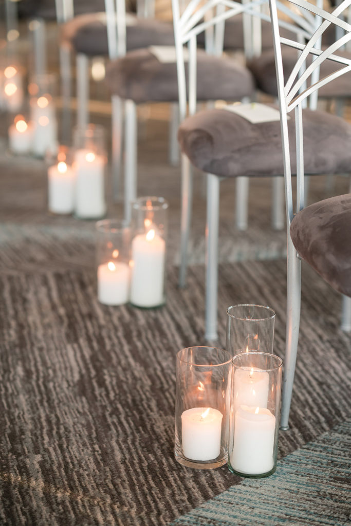 Candle Aisle Accents. Wedding Blog.